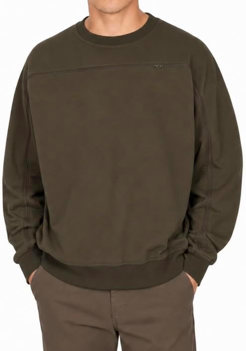 95% Cotton Crewneck with Full Arm & Chest Access | Dialysis, Chemo & IV Infusion Sweatshirt | Unisex Relaxed Fit