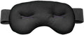 Brownmed Eye Pillow - Compression Eye Mask for Headache Support - Soothes Strain - Eases Sinus Pressure - Cooling - Universal Fit - Breathable Cotton - Washable & Reusable - Black