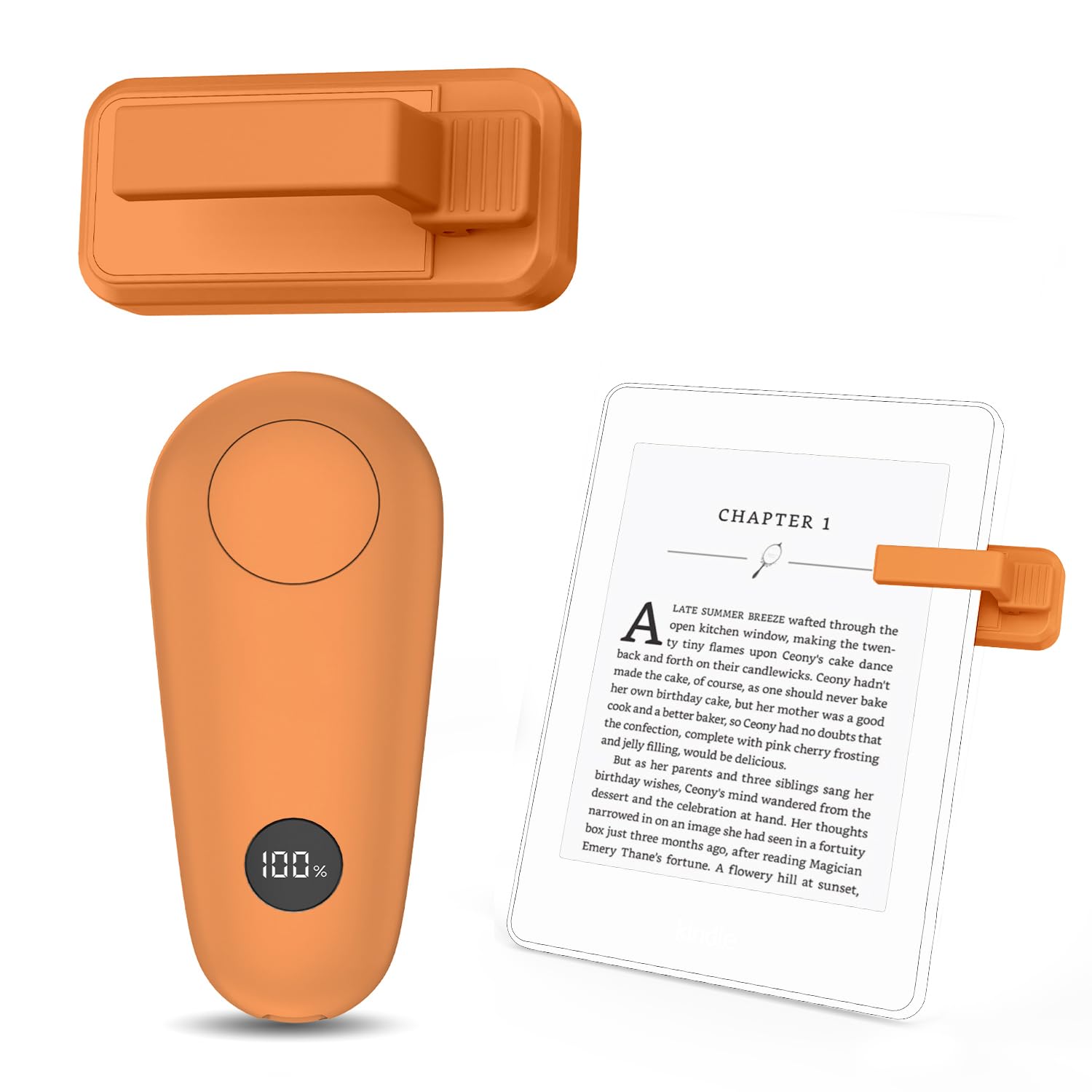 Remote Page Turner for Kindle Paperwhite Scribe Accessories | Page Turner Clicker For iPad Tablets Reading Novels Taking, Phone Camera Video Record Triggers Remote,Green
