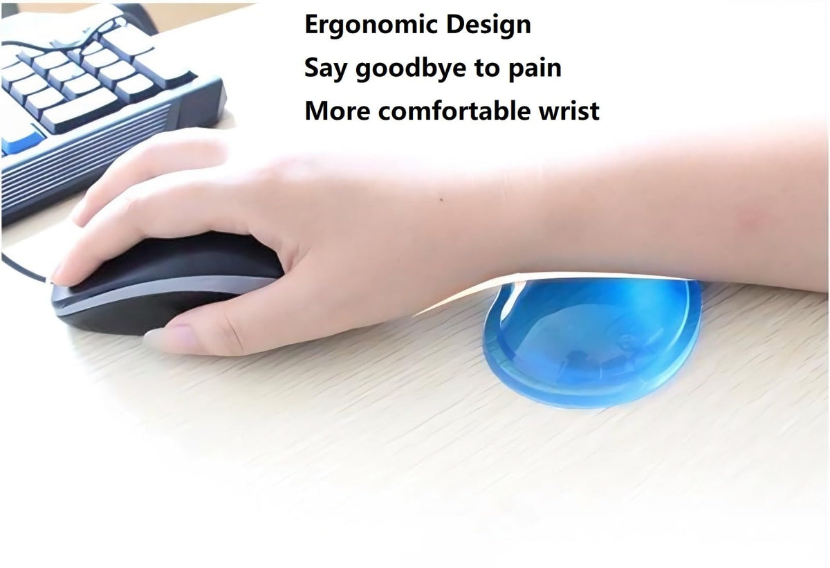 Ergonomic Gel Wrist Rest for Mouse, Computer Mouse Wrist Support for Arm Pain Relief, Heart-Shaped Cute Hand Wrist Cushion for Home and Office Working Gaming Anti-Fatigu