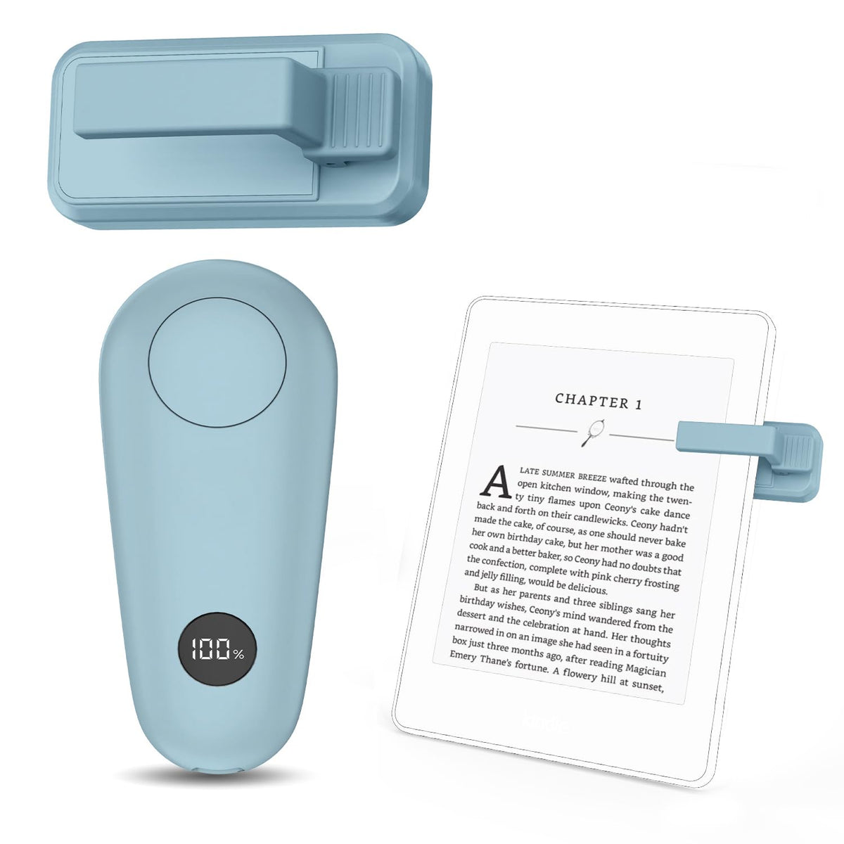 Remote Page Turner for Kindle Paperwhite Scribe Accessories | Page Turner Clicker For iPad Tablets Reading Novels Taking, Phone Camera Video Record Triggers Remote,Green