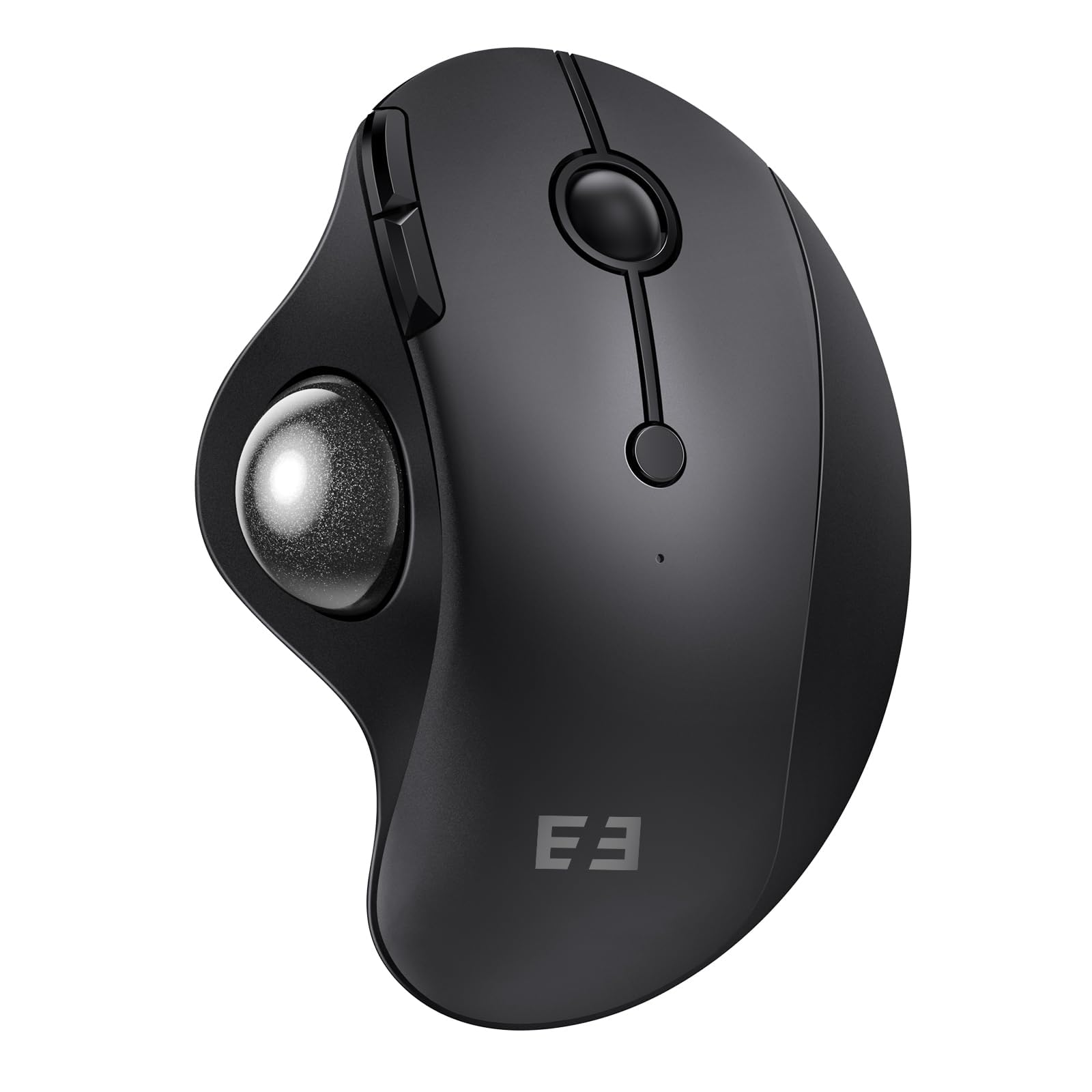 seenda Wireless Trackball Mouse, Ergonomic Bluetooth Rollerball Mouse Rechargeable, 3 Device Connection Optical Mice Adjustable DPI Thumb Control Mice Compatible for PC/Laptop/Windows/Mac - Pink
