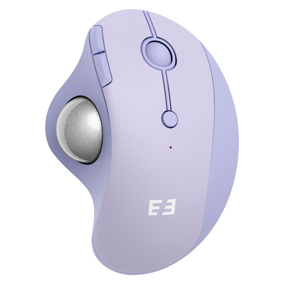 seenda Wireless Trackball Mouse, Ergonomic Bluetooth Rollerball Mouse Rechargeable, 3 Device Connection Optical Mice Adjustable DPI Thumb Control Mice Compatible for PC/Laptop/Windows/Mac - Pink