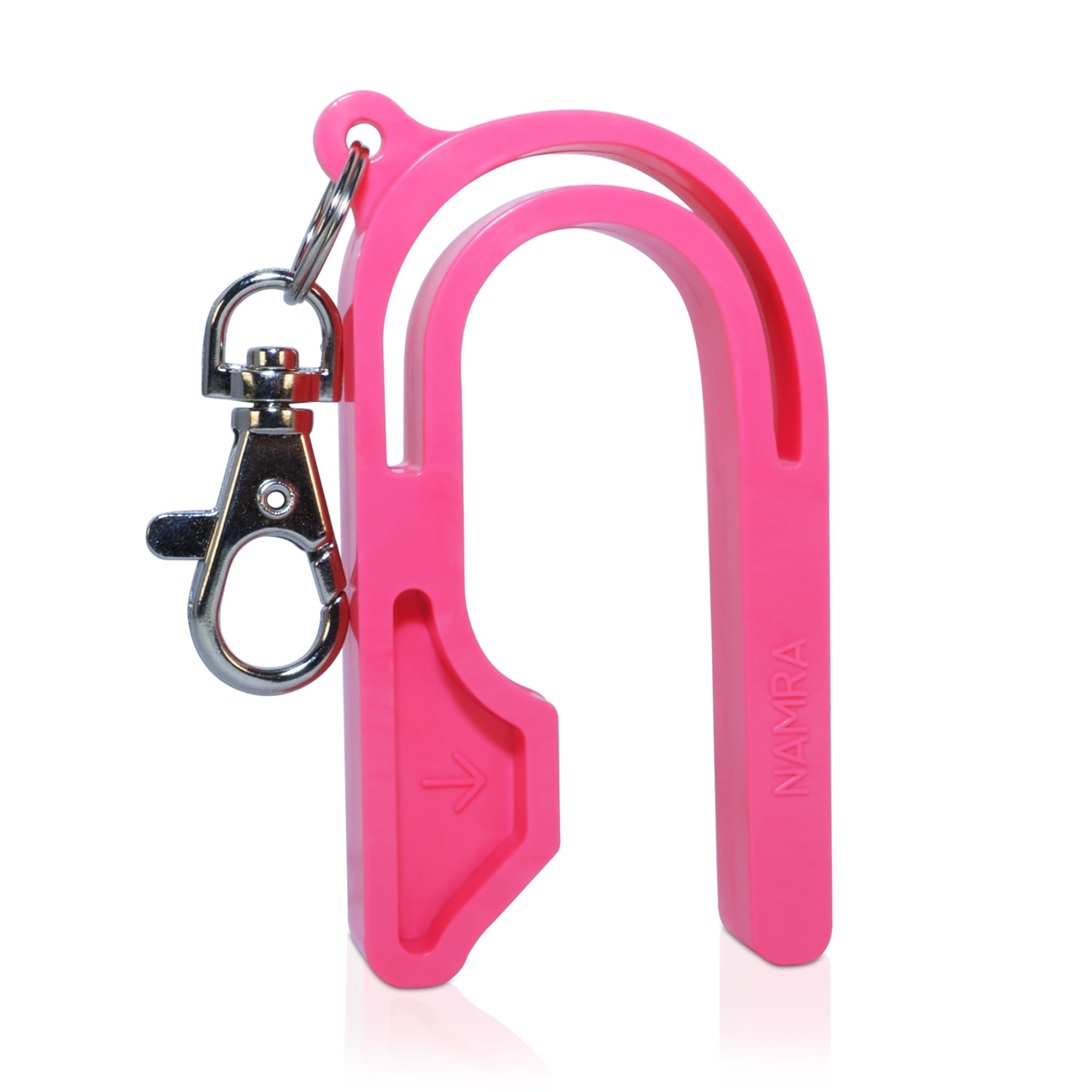 The Car Seat Key - Original Car Seat Key Chain Buckle Release Tool - Easy Unbuckle Opener Aid for Nails, Parents, Grandparents & Older Children by NAMRA Made in USA (Black)