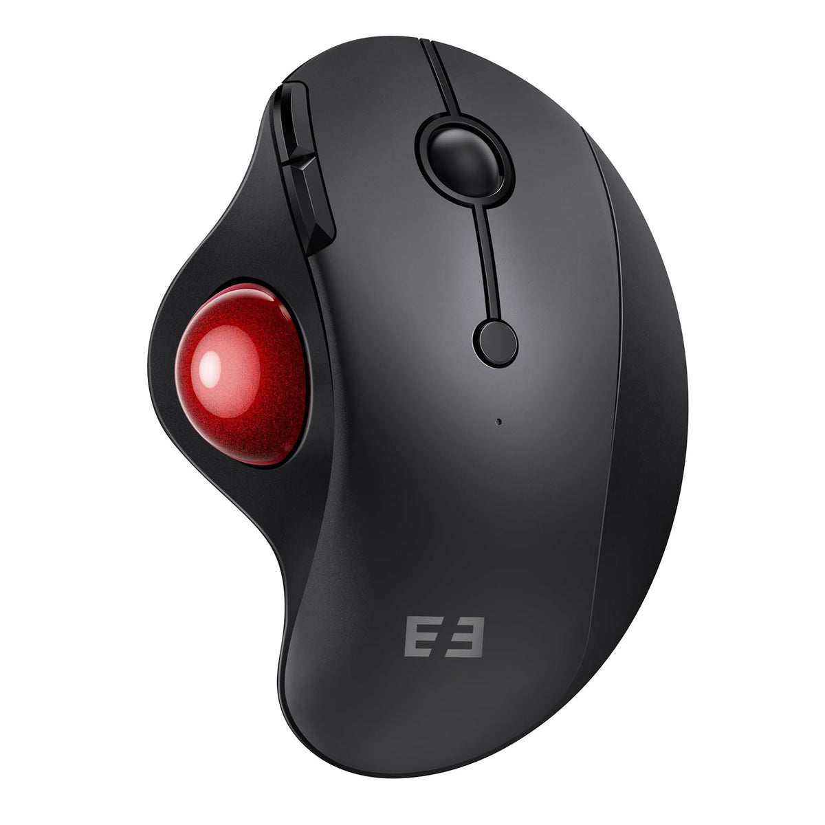 seenda Wireless Trackball Mouse, Ergonomic Bluetooth Rollerball Mouse Rechargeable, 3 Device Connection Optical Mice Adjustable DPI Thumb Control Mice Compatible for PC/Laptop/Windows/Mac - Pink