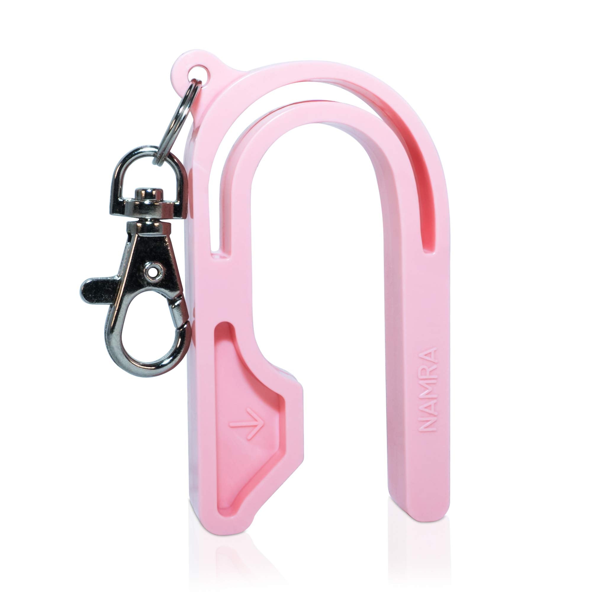 The Car Seat Key - Original Car Seat Key Chain Buckle Release Tool - Easy Unbuckle Opener Aid for Nails, Parents, Grandparents & Older Children by NAMRA Made in USA (Black)