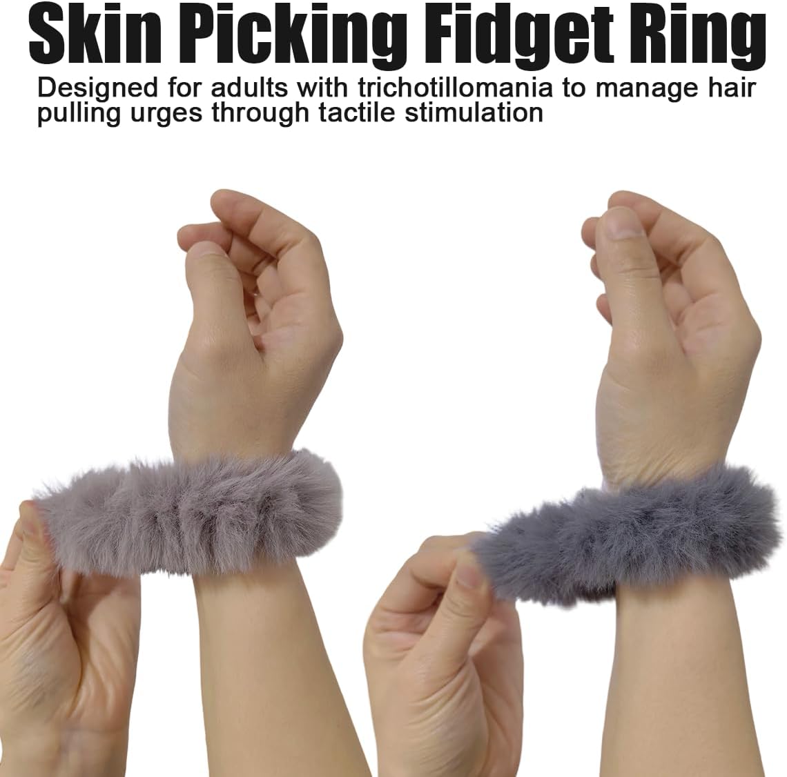Skin Picking Fidget Toys for Adults with Trichotillomania,Manage Compulsive Hair Pulling,Relax Anxiety
