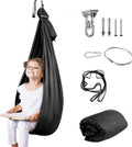 Aokitec Sensory Swing for Kids with Special Needs, Indoor Kids Swing Cuddle Hammock Chair Adjustable Aerial Swing for Children with Autism, ADHD, Asperger, Sensory Integration(Blue)