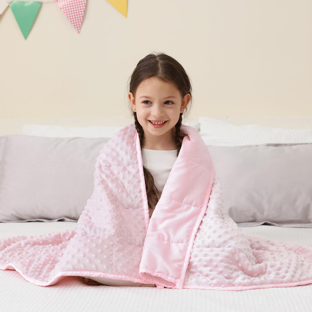 Mr. Sandman Weighted Blanket for Adults Queen Size 15 lbs, Soft Cooling Heavy Minky Blanket for Sleep, Washable Throw Blanket with Glass Beads, 60 x 80 Inches, Grey