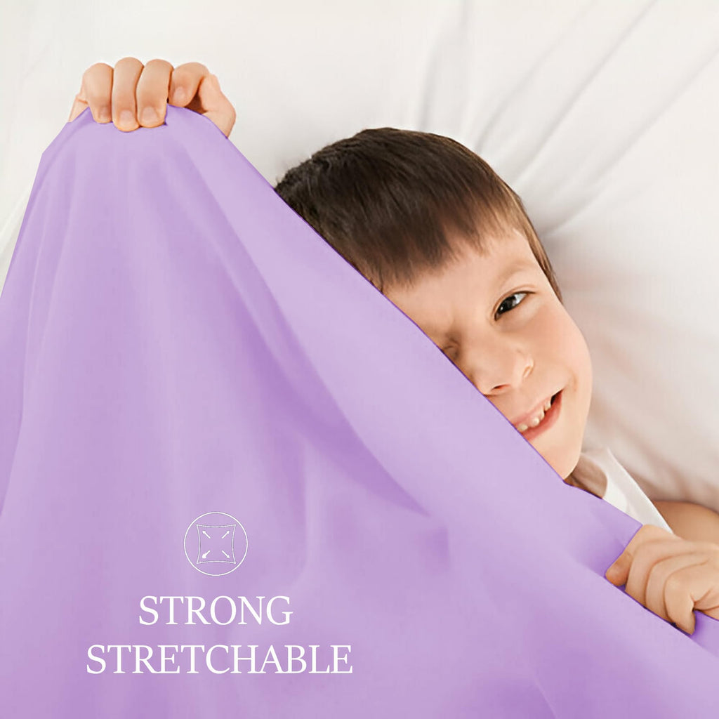 Sensory Bed Sheet for Deep Pressure Therapy – Spandex Bed Sheet – Sensory Compression Blanket for ADHD, Autism – Breathable & Hypoallergenic, Blue, Twin Size