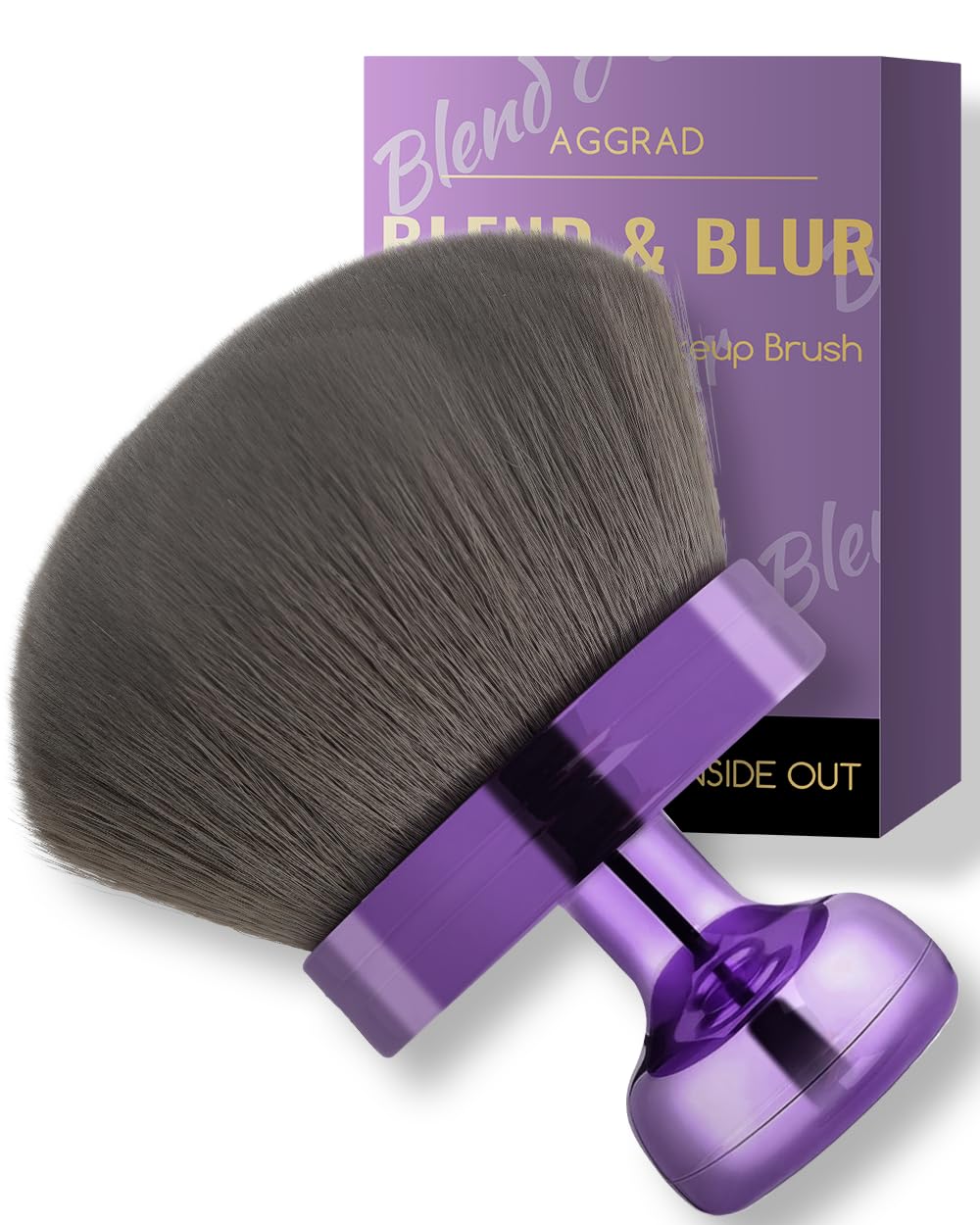 Ultra Large Blend & Blur Kabuki Brush for Body Leg Makeup Tattoo Cover Up Self Tanning, Self Tanner Brush for Self Tan, Back Tanning Applicator for Sunscreen Lotion Bronzers, Body Coverage Perfector