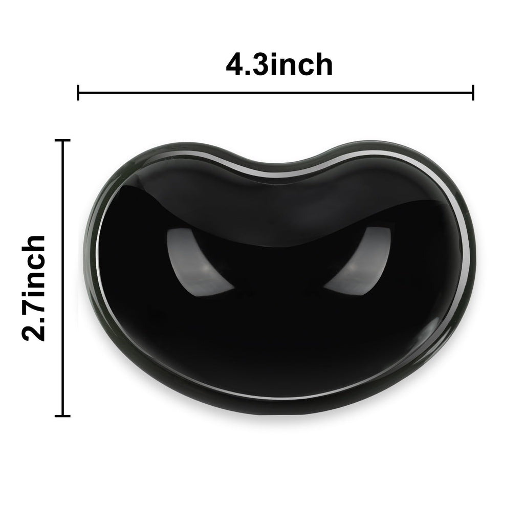 Ergonomic Gel Wrist Rest for Mouse, Computer Mouse Wrist Support for Arm Pain Relief, Heart-Shaped Cute Hand Wrist Cushion for Home and Office Working Gaming Anti-Fatigu