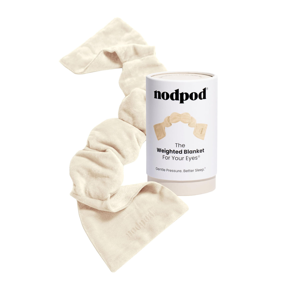 Nodpod Gentle Pressure Sleep Mask | Patented Light Blocking Design for Sleeping, Traveling & Relaxation - Wisteria