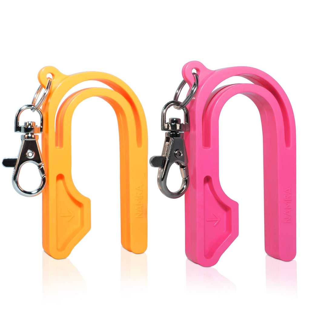The Car Seat Key - Original Car Seat Key Chain Buckle Release Tool - Easy Unbuckle Opener Aid for Nails, Parents, Grandparents & Older Children by NAMRA Made in USA (Black)