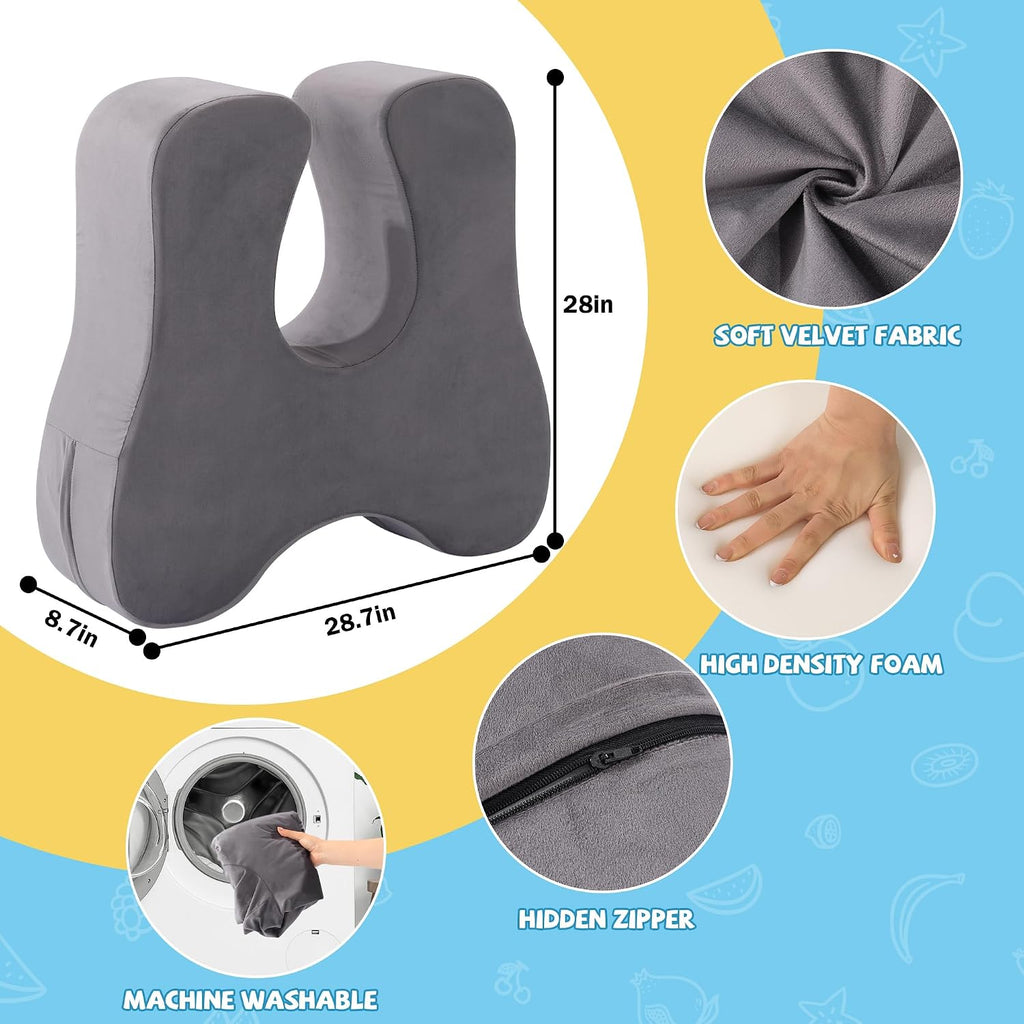 BALAPET Soft Squeeze Sensory Seat for Kids, Calming Compression Chair with Sensory Needs Wobble Seat for Sensory Kids, Washable Cover, Rocking Design