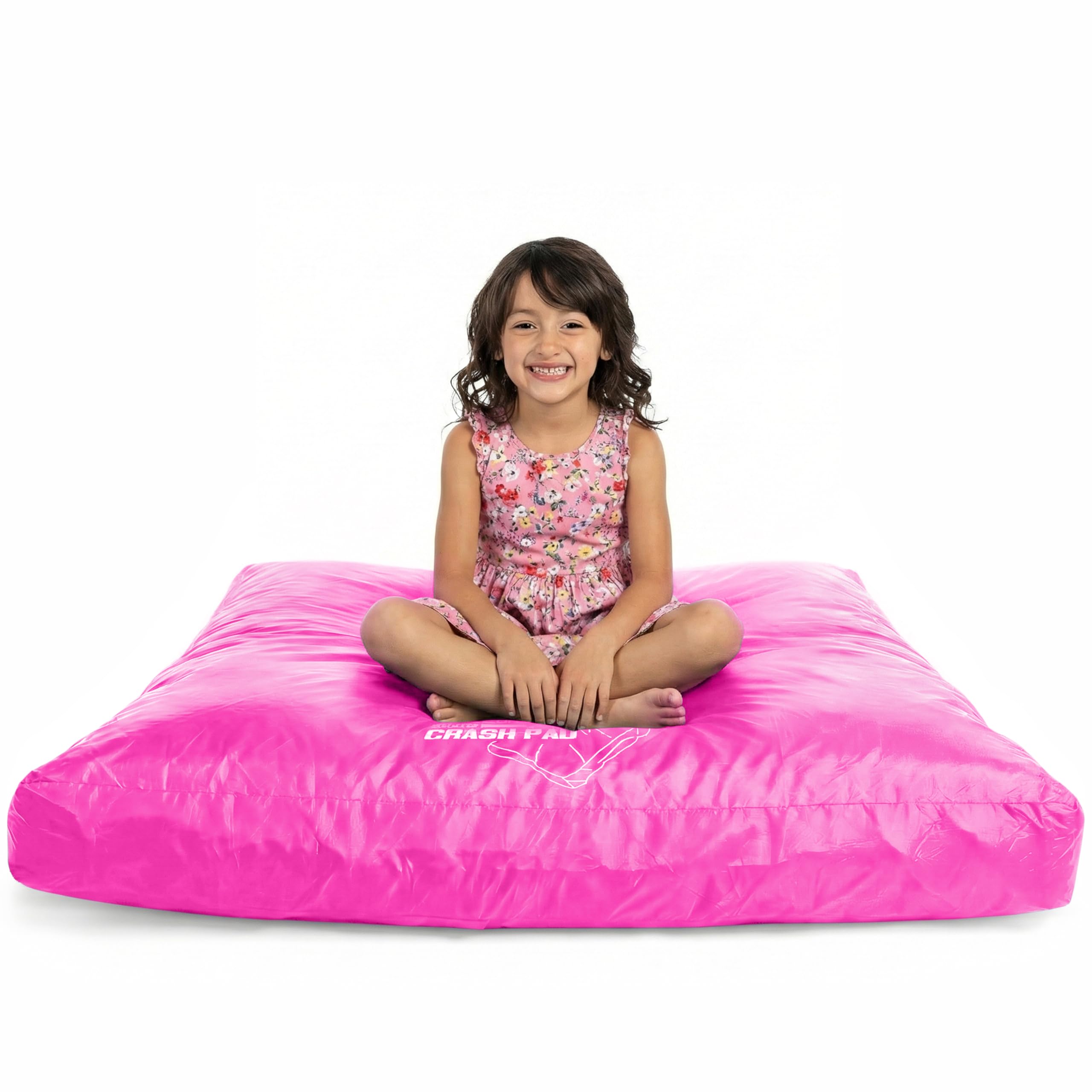 Skil-Care Crash Pad for Kids | Sensory Crash Mat for Active Play | High-Density & Soft Foam Blocks Landing Zone | Kids Jumping Pillow for Indoor & Outdoors Use with Durable Nylon Cover - 5x5 feet