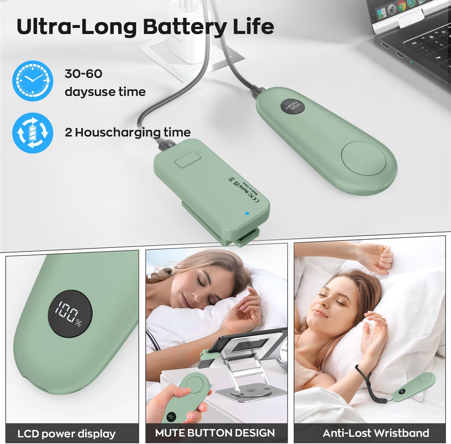 Remote Page Turner for Kindle Paperwhite Scribe Accessories | Page Turner Clicker For iPad Tablets Reading Novels Taking, Phone Camera Video Record Triggers Remote,Green