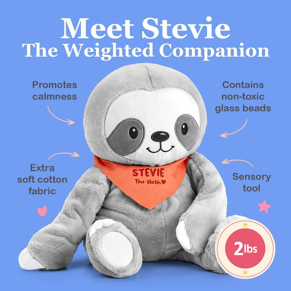 Lilly's Love Weighted Stuffed Animals for Adults & Kids — 5lb Calming Capybara Plush for Anxiety, ADHD & Sensory | Machine Washable Weighted Stuffed Animal w/Removable Insert | Clyde The Capybara