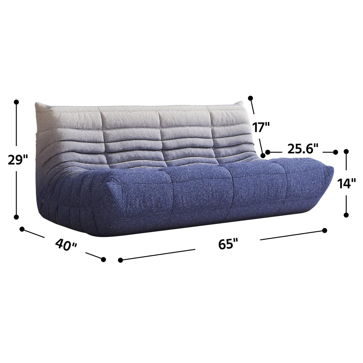 Adults Bean Bag Chairs Lazy Floor Sofa Togo Couch Comfy Memory Foam Reading Chair Teddy Fleece BeanBag for Living Room Bedroom Dorm Office Gaming Room, Green, 1 Seater