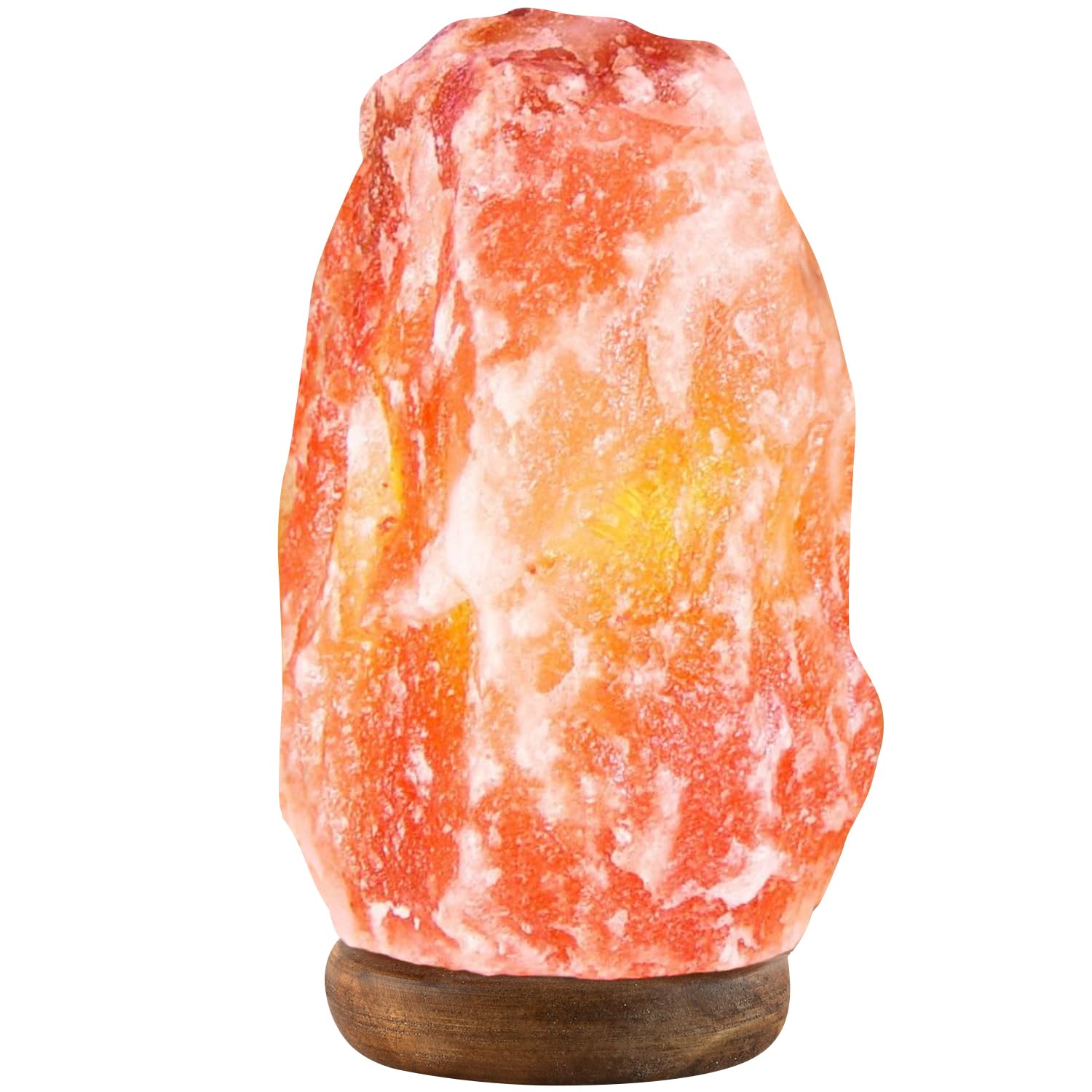 UMAID Himalayan Salt Lamp Bowl with 6 Himalayan Salt Massage Stones, Dimmable Pink Rock Salt Lamp for Bedroom, Office Desk & Meditation Room, Spa Decor, Relaxation Home Decor Gifts for Men & Women
