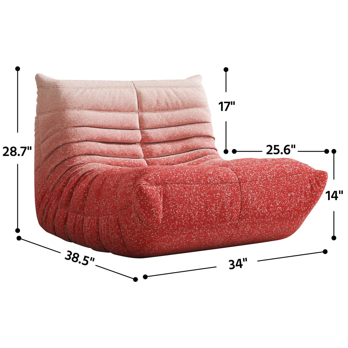 Adults Bean Bag Chairs Lazy Floor Sofa Togo Couch Comfy Memory Foam Reading Chair Teddy Fleece BeanBag for Living Room Bedroom Dorm Office Gaming Room, Green, 1 Seater