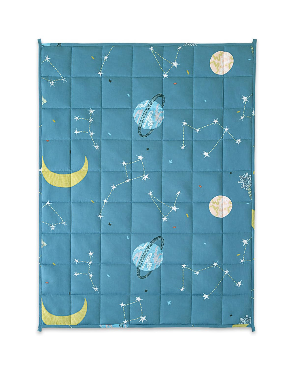 Sivio Weighted Blanket - All-Natural 100% Cotton Weighted Blanket 5 lbs 36 x 48 inches, Washable Breathable Heavy Blanket for Calm Sleeping for Home and School Nap, Blue Dinosaur