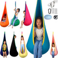 Sensory Pod Swing for Kids | Hammock Chair Seat, Inflatable Cushion, Includes Hardware Hanger Kit for Aspergers Autism ADHD
