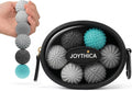 Silicone Magnetic Fidget Balls Stress Relief Toy for Adults, Teens | 6PCS 1.26" Upsized Sensory Balls Quiet Fidget Toys for Autism ADHD Anxiety, Desk Gadgets, Stocking Stuffer Gift for Women Men