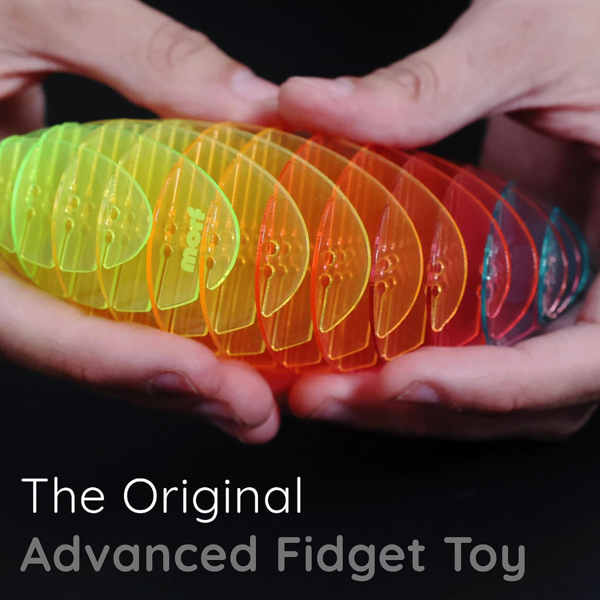 Morf Fidget Worm Toy - Flexible 3D Sensory Slug Figgy Toy for Kids, Teens, and Adults – Stretchy, Quiet, Stress and Anxiety Relief, Focus - For Play, School, Work Gifts, Great For Classroom and Office