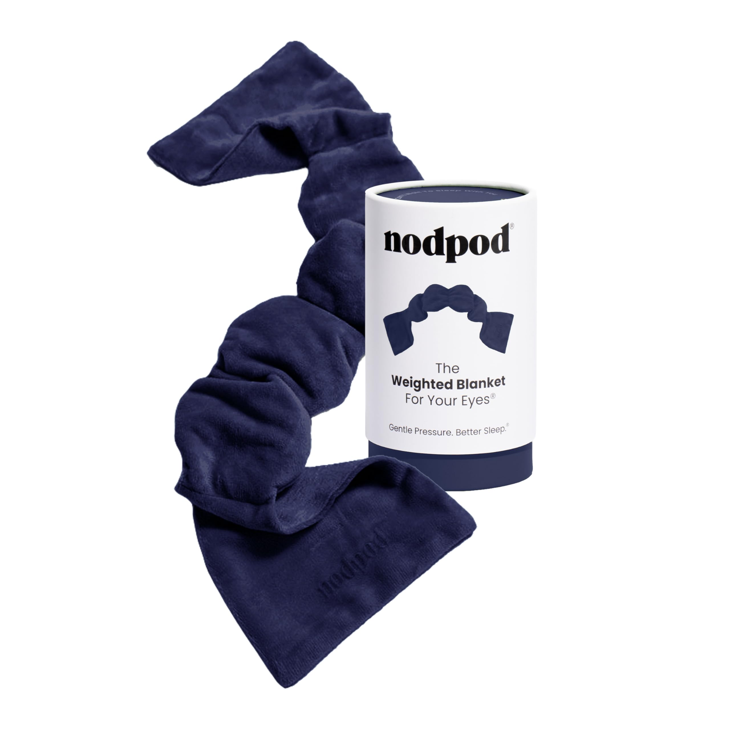 Nodpod Gentle Pressure Sleep Mask | Patented Light Blocking Design for Sleeping, Traveling & Relaxation - Wisteria