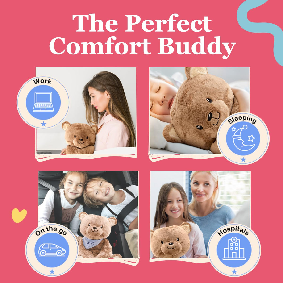 Lilly's Love Weighted Stuffed Animals for Adults & Kids — 5lb Calming Capybara Plush for Anxiety, ADHD & Sensory | Machine Washable Weighted Stuffed Animal w/Removable Insert | Clyde The Capybara