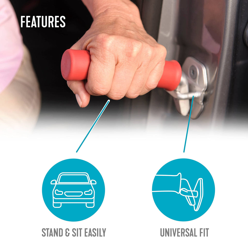 Able Life Vehicle Support Handle and Mobility Aid, Portable Car Assist Grab Bar for Sit-to-Stand Assistance, Ideal for Seniors and Adults, Durable Door Handle Support with Ergonomic Design