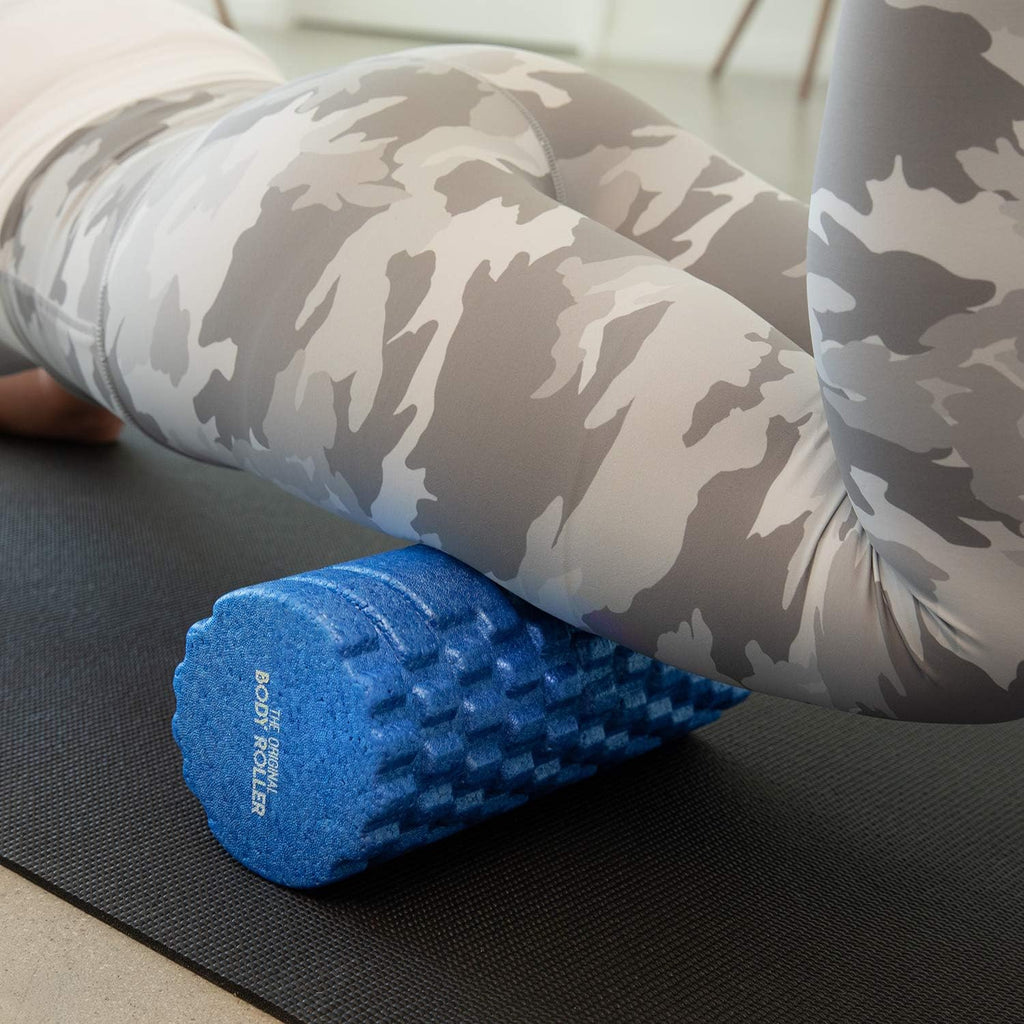 The Original Body Roller - High Density Foam Roller Massager for Deep Tissue Massage of The Back and Leg Muscles - Self Myofascial Release of Painful Trigger Point Muscle Adhesions - 13" Blue
