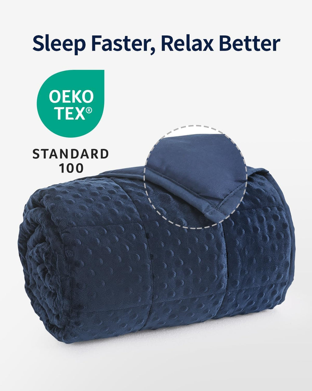 Mr. Sandman Weighted Blanket for Adults Queen Size 15 lbs, Soft Cooling Heavy Minky Blanket for Sleep, Washable Throw Blanket with Glass Beads, 60 x 80 Inches, Grey