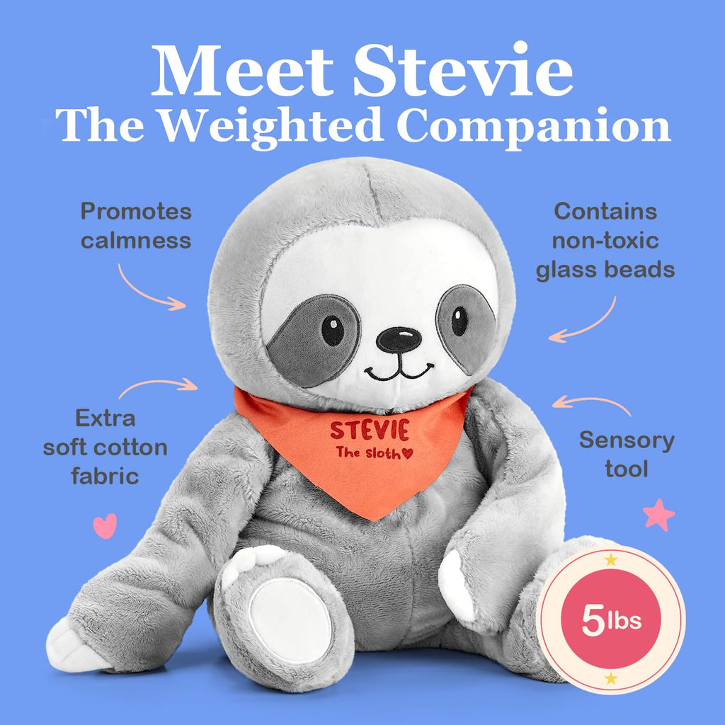 Lilly's Love Weighted Stuffed Animals for Adults & Kids — 5lb Calming Capybara Plush for Anxiety, ADHD & Sensory | Machine Washable Weighted Stuffed Animal w/Removable Insert | Clyde The Capybara