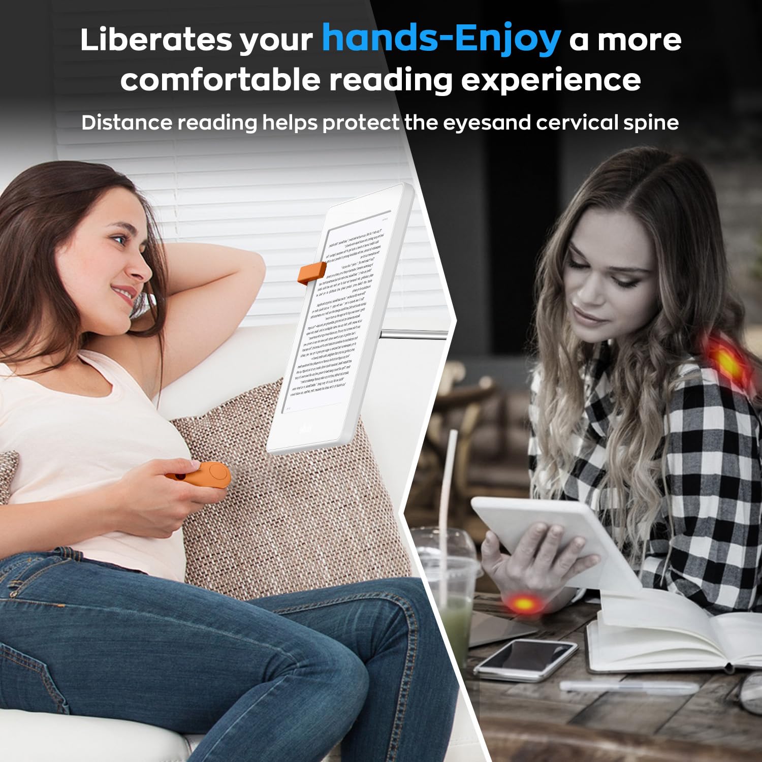 Remote Page Turner for Kindle Paperwhite Scribe Accessories | Page Turner Clicker For iPad Tablets Reading Novels Taking, Phone Camera Video Record Triggers Remote,Green
