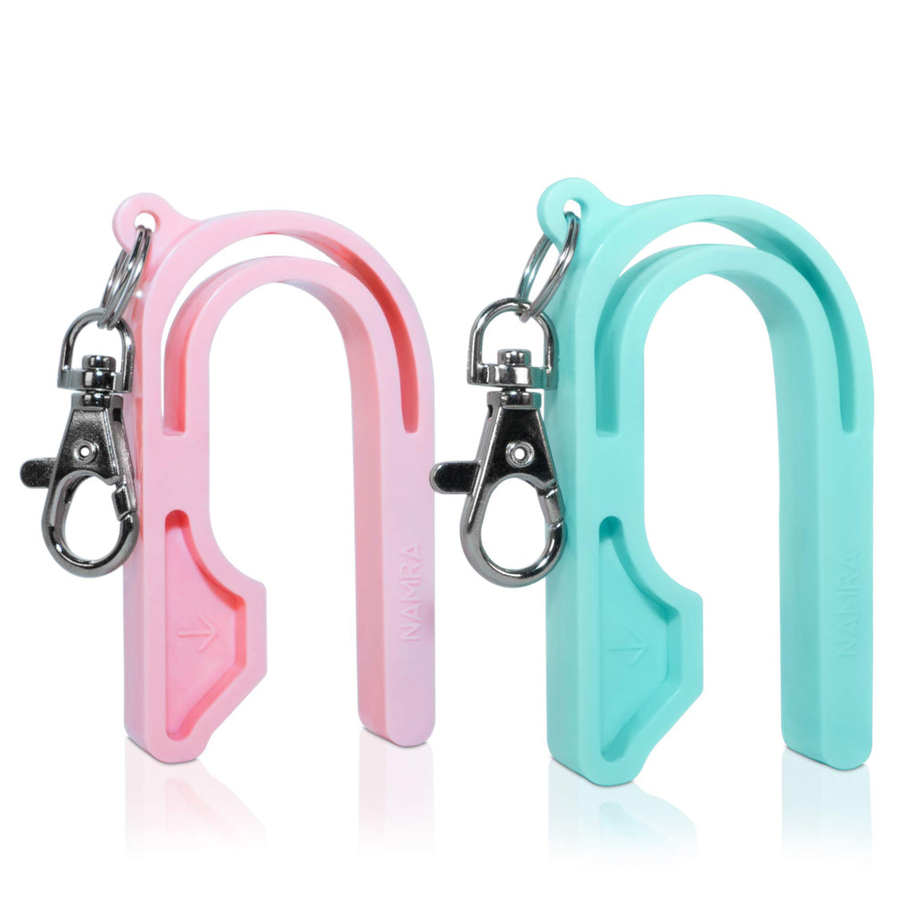 The Car Seat Key - Original Car Seat Key Chain Buckle Release Tool - Easy Unbuckle Opener Aid for Nails, Parents, Grandparents & Older Children by NAMRA Made in USA (Black)
