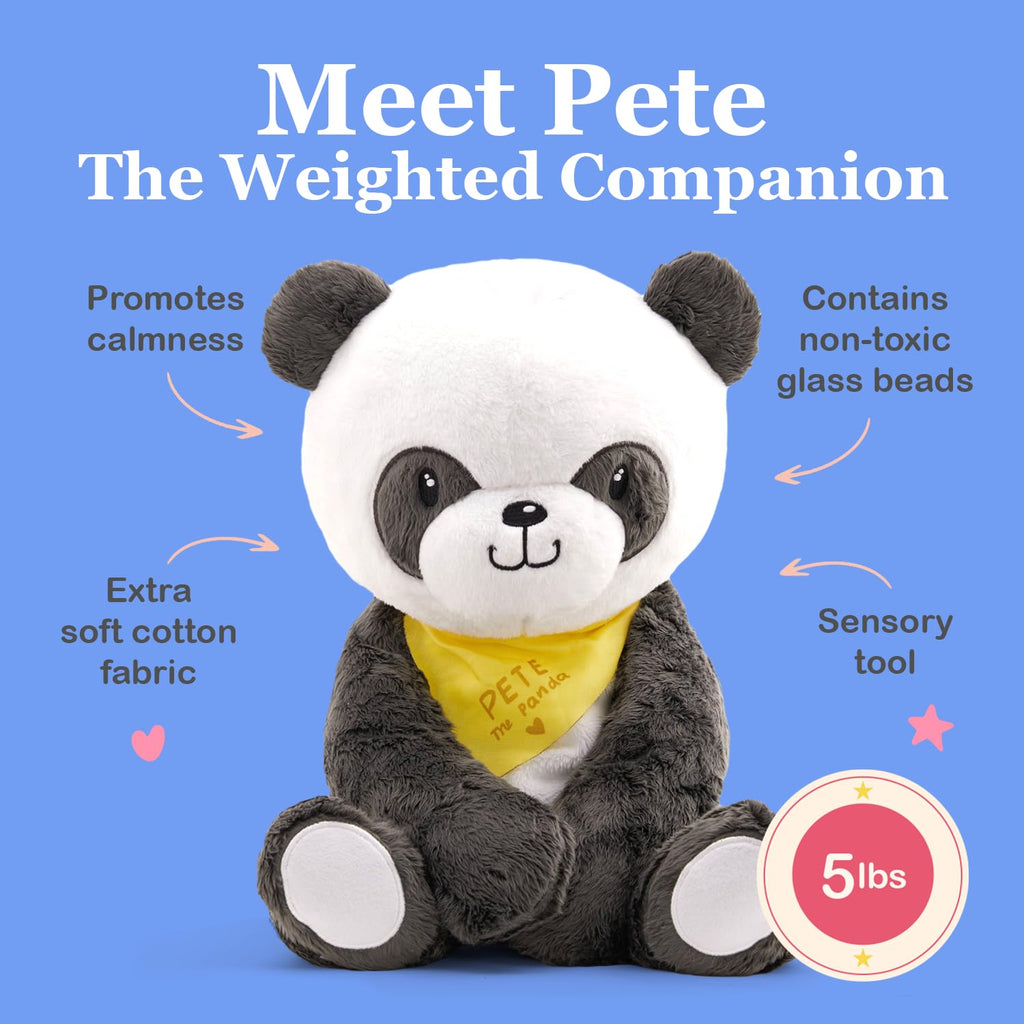 Lilly's Love Weighted Stuffed Animals for Adults & Kids — 5lb Calming Capybara Plush for Anxiety, ADHD & Sensory | Machine Washable Weighted Stuffed Animal w/Removable Insert | Clyde The Capybara