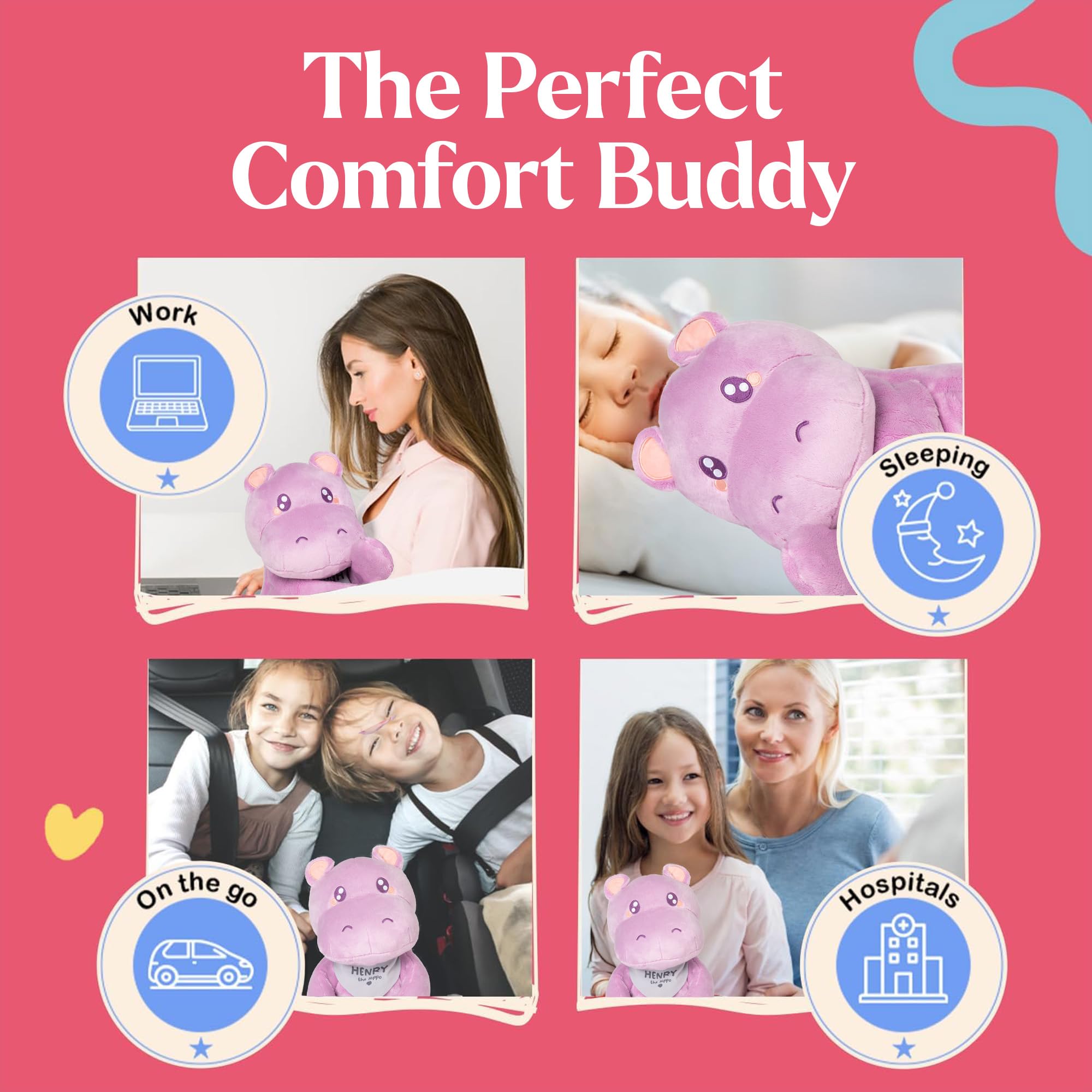 Lilly's Love Weighted Stuffed Animals for Adults & Kids — 5lb Calming Capybara Plush for Anxiety, ADHD & Sensory | Machine Washable Weighted Stuffed Animal w/Removable Insert | Clyde The Capybara