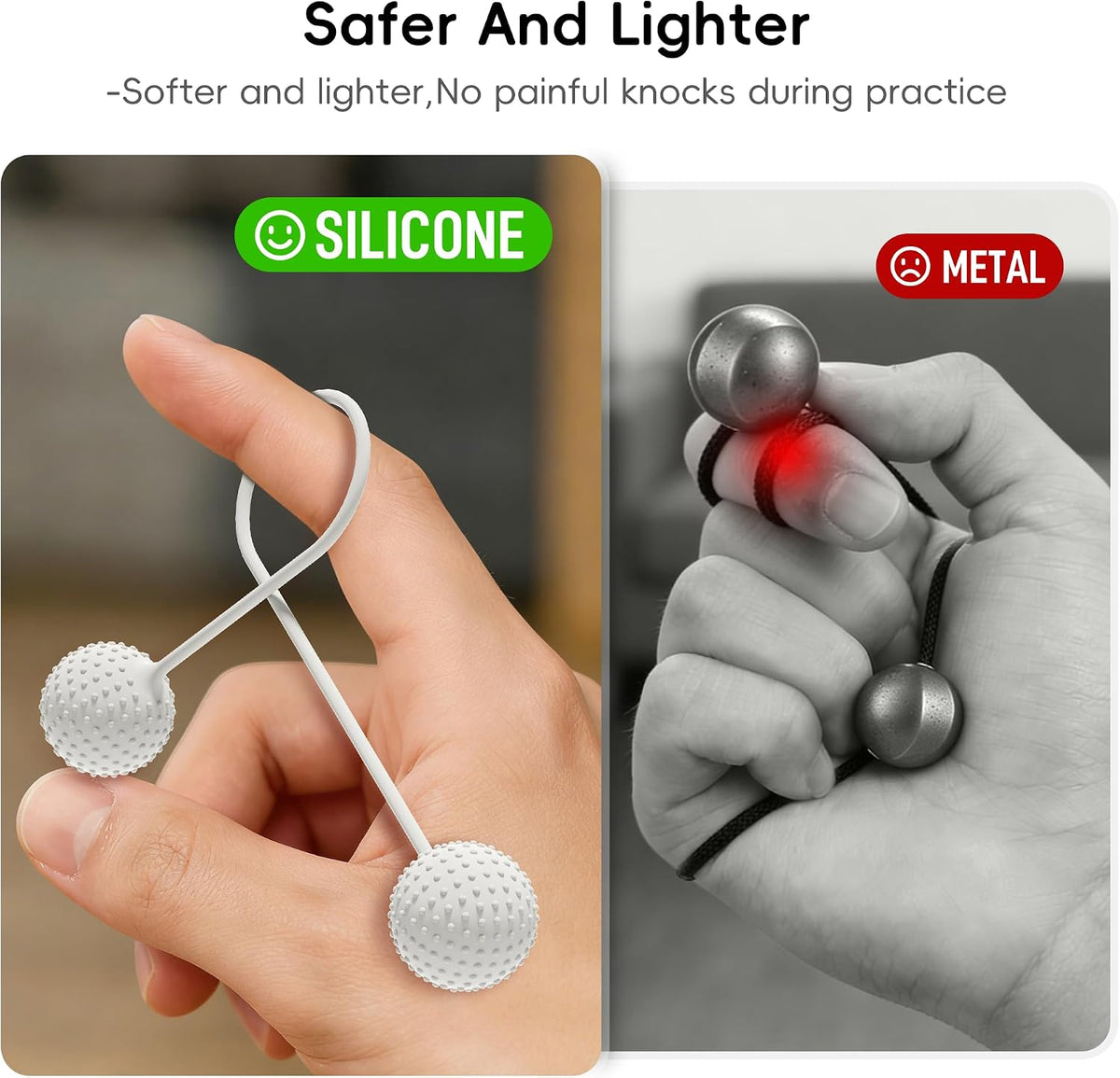 3 Pack Begleri Fidget Beads for Stress Relief & Skill Play,Silicone Worry Beads Fidget Toy,Unique Sensory Texture for Men Women Teens,Portable Home Office Desk Toy for Focus and Relaxation