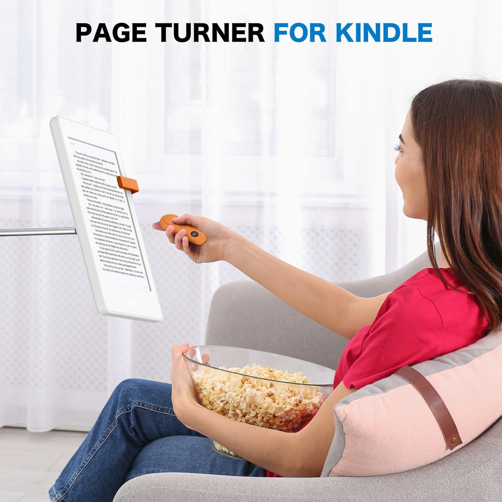 Remote Page Turner for Kindle Paperwhite Scribe Accessories | Page Turner Clicker For iPad Tablets Reading Novels Taking, Phone Camera Video Record Triggers Remote,Green