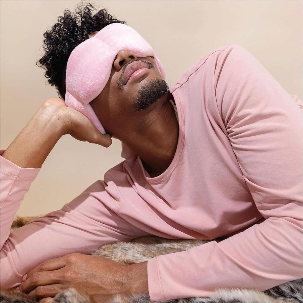 Nodpod Gentle Pressure Sleep Mask | Patented Light Blocking Design for Sleeping, Traveling & Relaxation - Wisteria