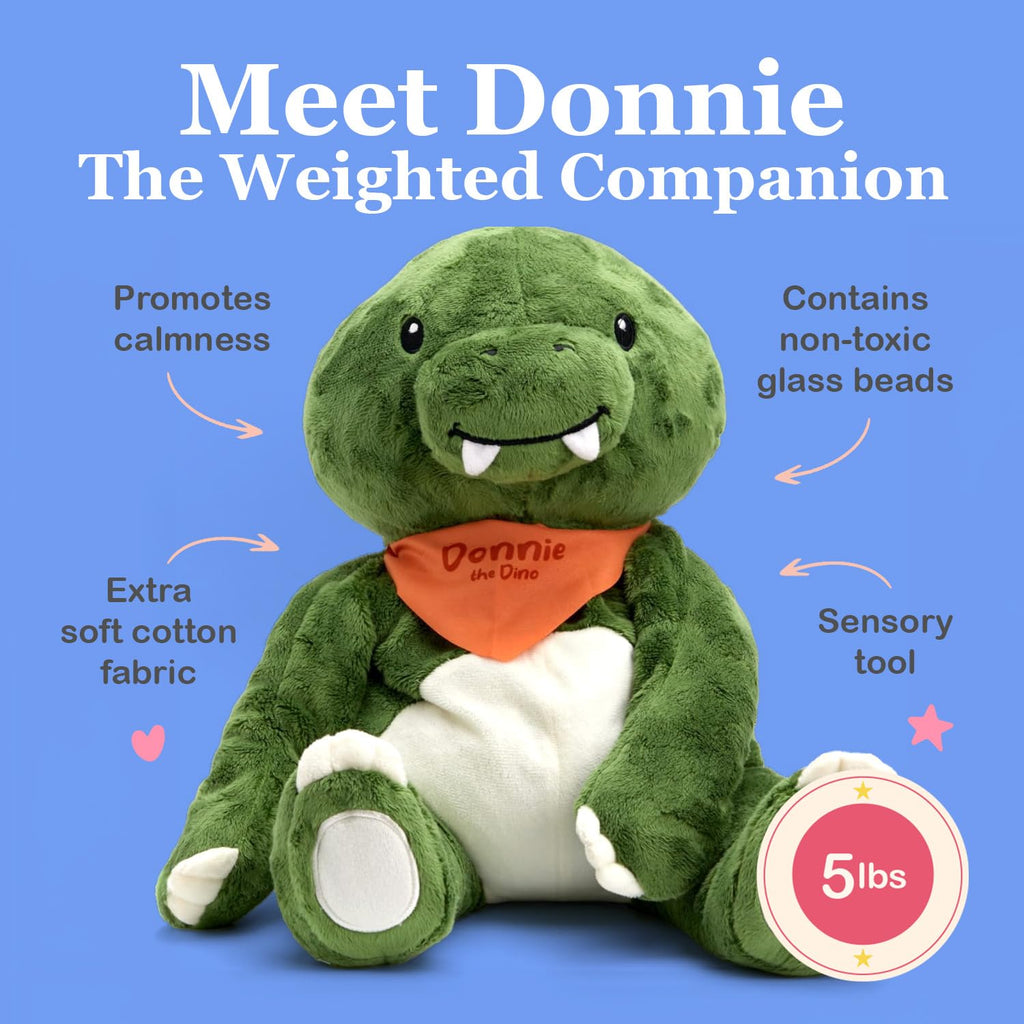 Lilly's Love Weighted Stuffed Animals for Adults & Kids — 5lb Calming Capybara Plush for Anxiety, ADHD & Sensory | Machine Washable Weighted Stuffed Animal w/Removable Insert | Clyde The Capybara