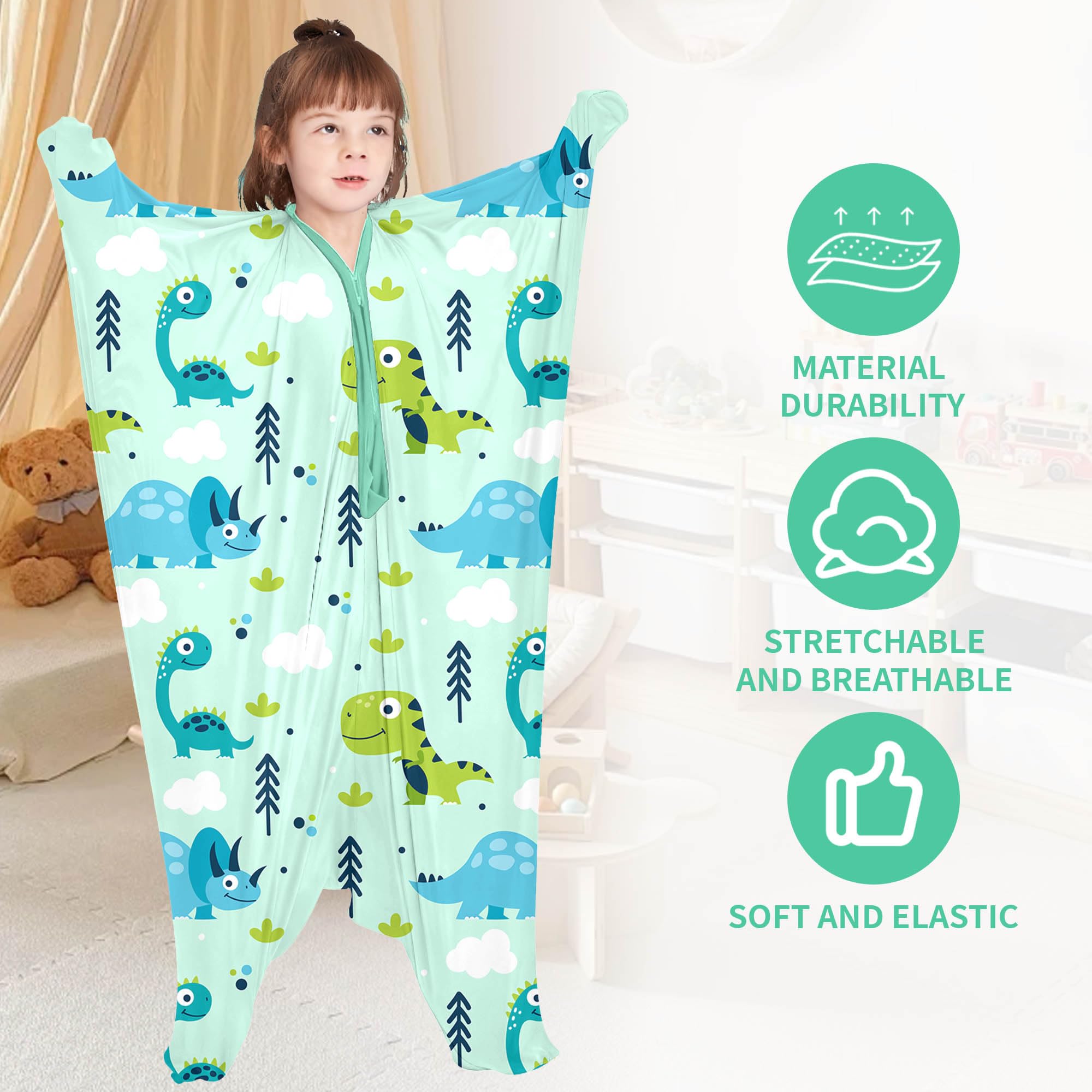 Sensory Sock Body Sock,X-Large | Stretchable Sensory Sack - Help Kids Relax and Focus - ADHD and Improve Sensory Full Body Sock for Kids