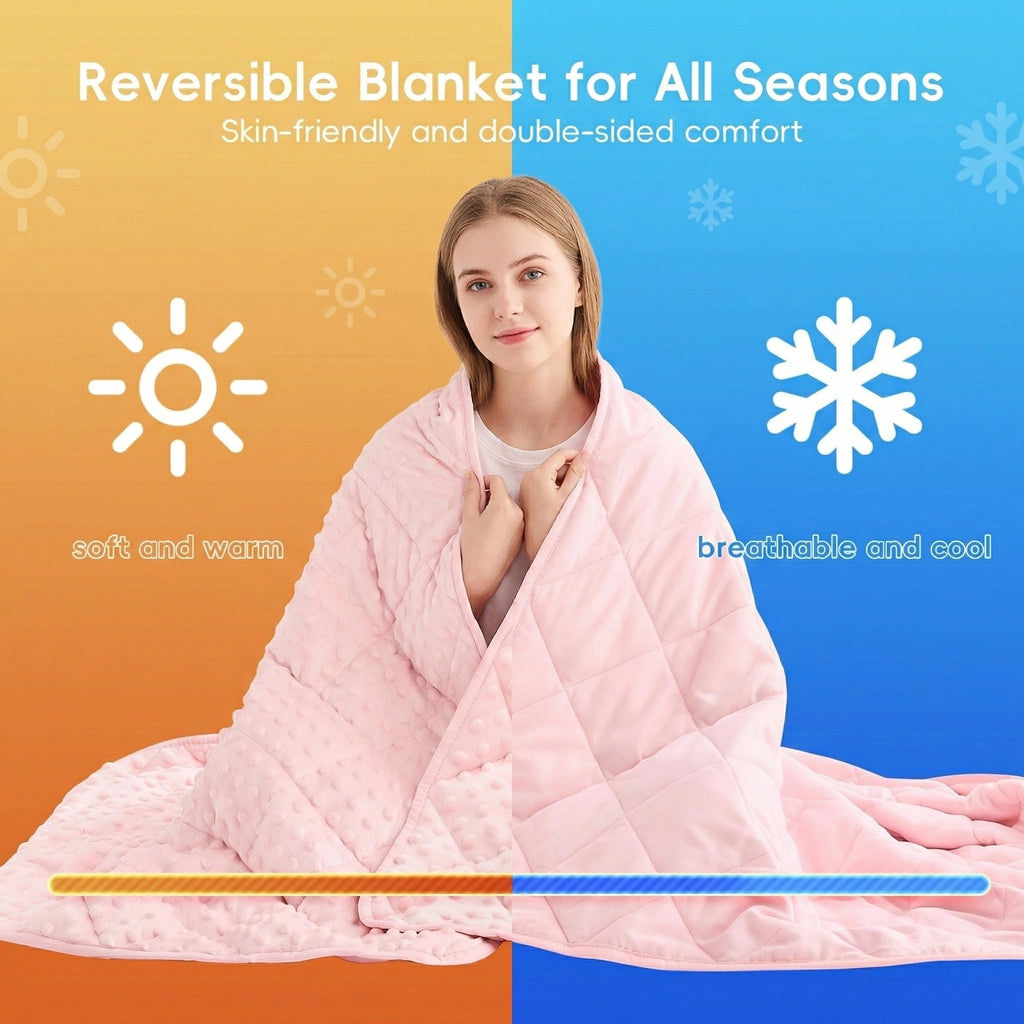 yescool Weighted Blanket Kids 5 Pounds, Minky Kids Blanket Gifts for Boys Girls, Small Weighted Throw Blankets Washable Heavy Blankets, Winter Weighted Comforter for 5 6 7 8 9 Year Old, 36 * 48in