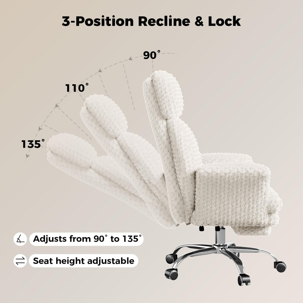 Big and Tall Office Chair, Flip Armrests for Pets & Cross Legged Sitting, Executive Ergonomic Computer Gaming Chair with Foot Rest, Premium Tech Fabric Wide Seat Reclining Desk Chair