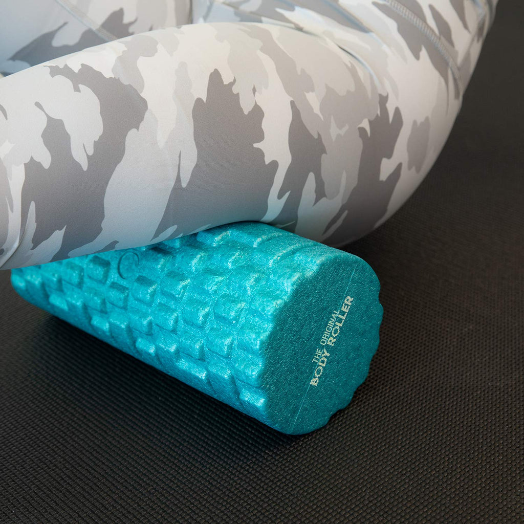 The Original Body Roller - High Density Foam Roller Massager for Deep Tissue Massage of The Back and Leg Muscles - Self Myofascial Release of Painful Trigger Point Muscle Adhesions - 13" Blue