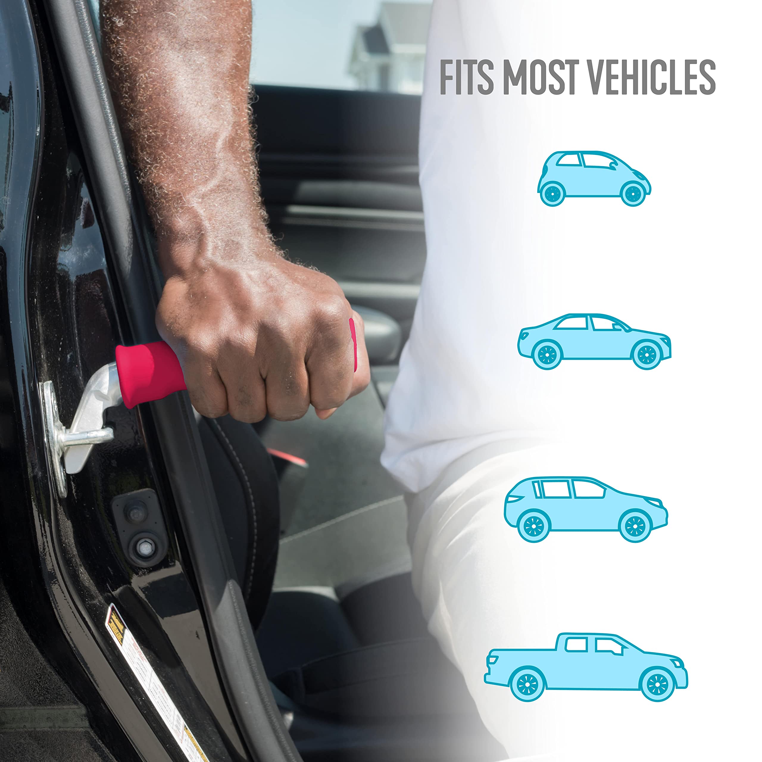 Able Life Vehicle Support Handle and Mobility Aid, Portable Car Assist Grab Bar for Sit-to-Stand Assistance, Ideal for Seniors and Adults, Durable Door Handle Support with Ergonomic Design