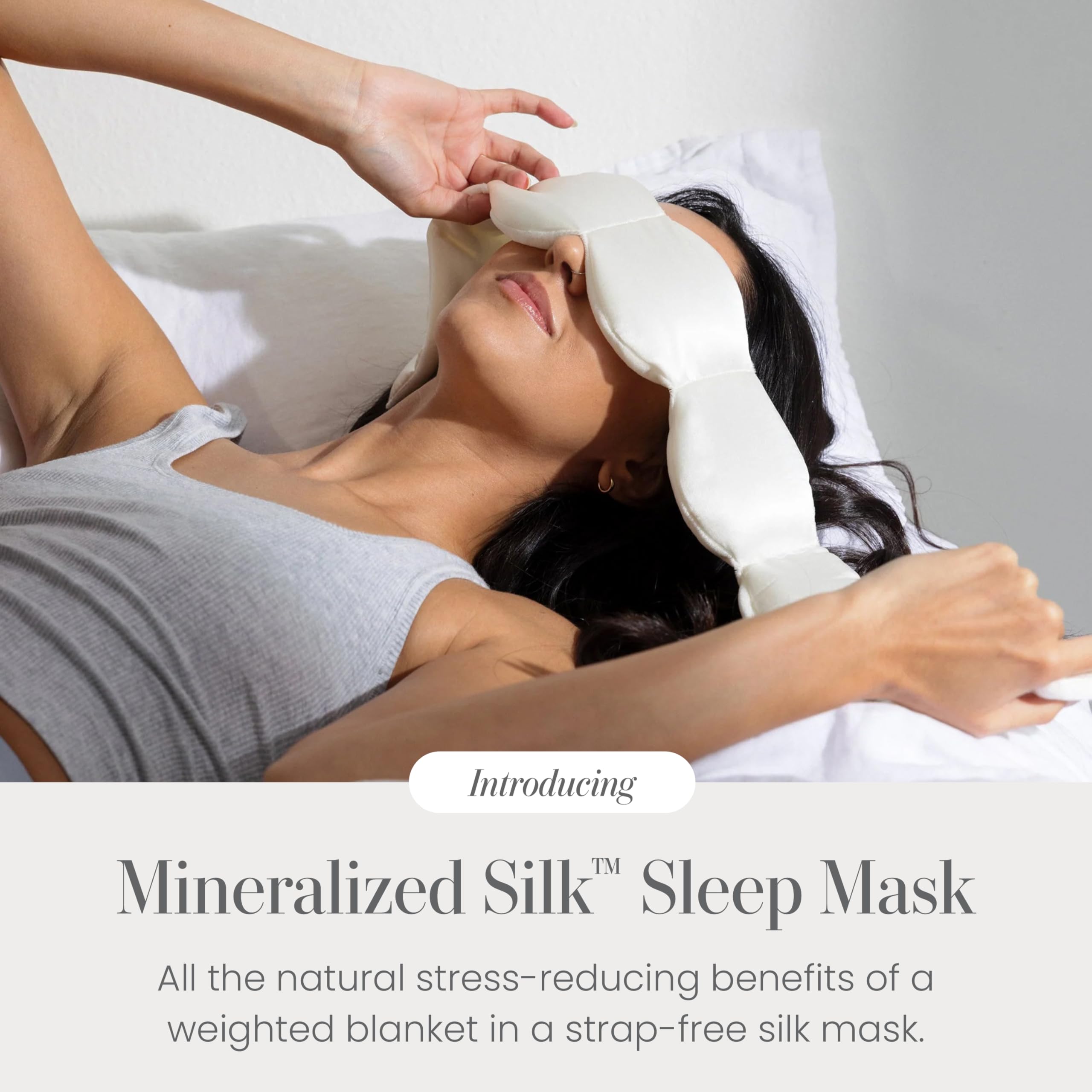 Nodpod Gentle Pressure Sleep Mask | Patented Light Blocking Design for Sleeping, Traveling & Relaxation - Wisteria