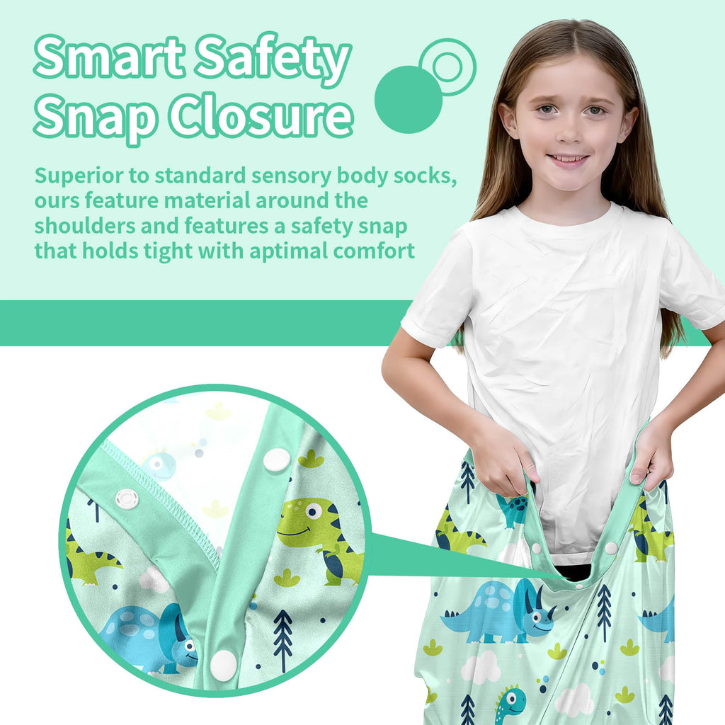 Sensory Sock Body Sock,X-Large | Stretchable Sensory Sack - Help Kids Relax and Focus - ADHD and Improve Sensory Full Body Sock for Kids